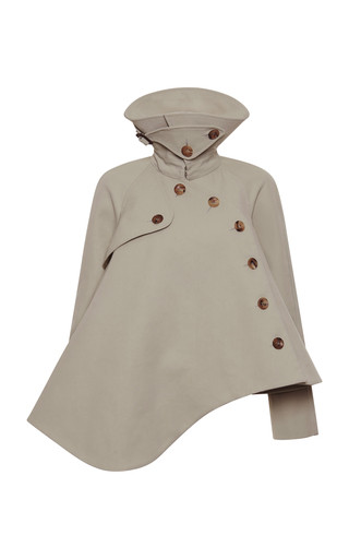 Asymmetric Gabardine Trench Coat | Moda Operandi (Global)
