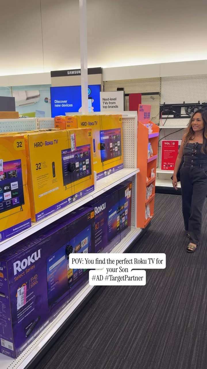 #ad #TargetPartner So excited to partner with @target and @rokuplayer to get Gavin college-ready!  We picked up the Roku 55" Select Series 4K QLED TV for his dorm, but while he's home this summer, it's the perfect setup for movie nights, gaming, and making a few more memories together.
We love having all our favorite streaming apps in one place, plus the Roku Channel is packed with hundreds of free TV shows, movies, and Roku Originals!
#target #backtoschool #collegelife #RokuTV @target @rokuplayer @Shop.LTK #liketkit