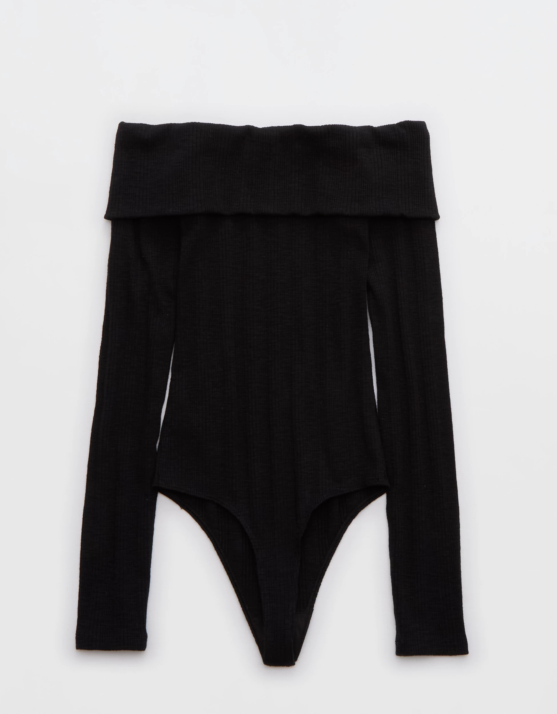 Aerie Long Sleeve Off The Shoulder Bodysuit | Aerie