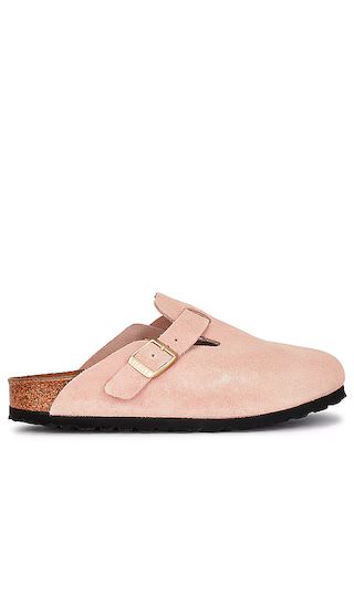 Boston Clog in Light Rose Suede | Revolve Clothing (Global)