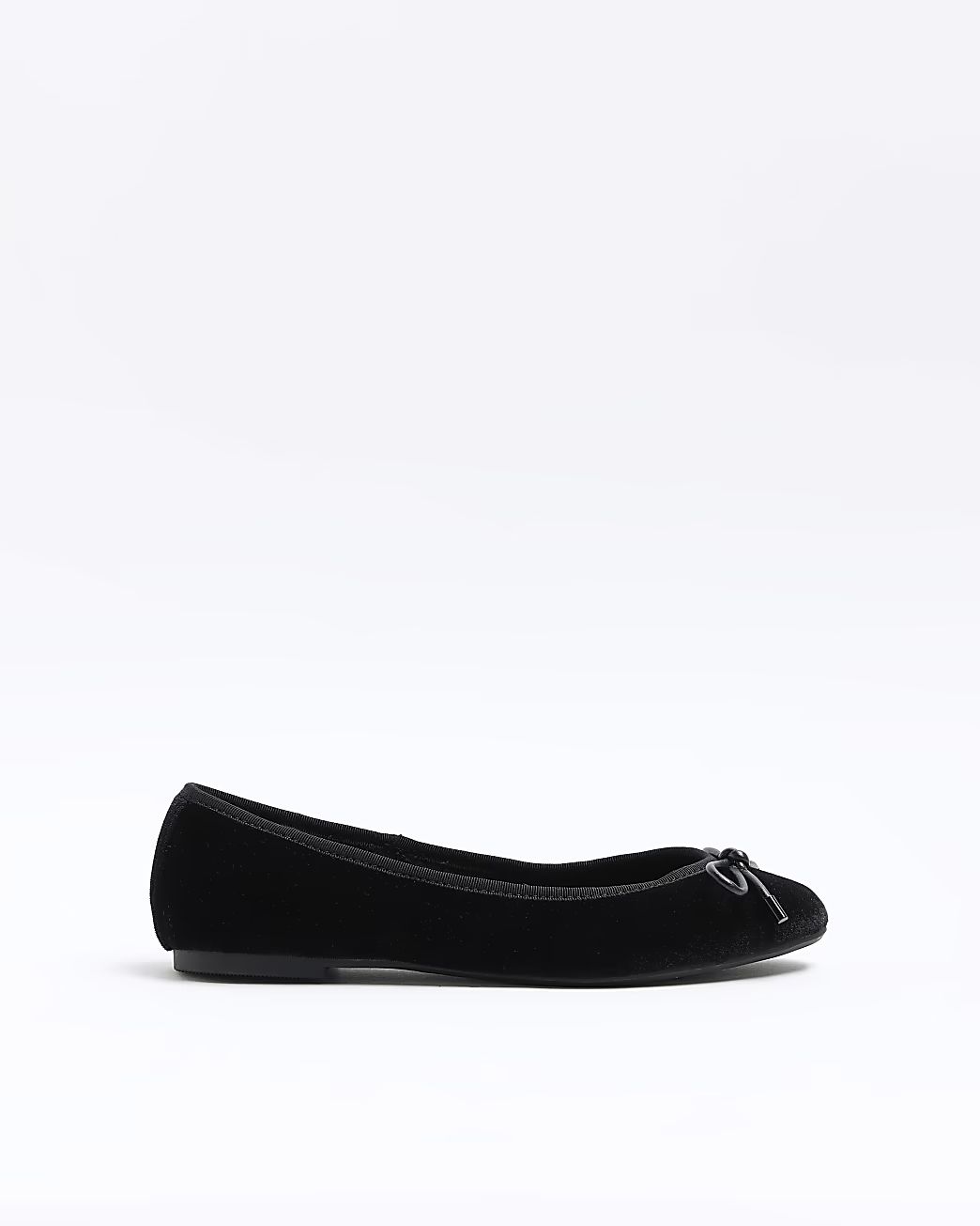Black bow ballet shoes | River Island (UK & IE)