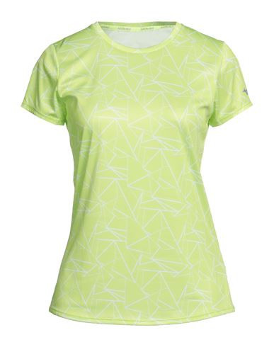 Mizuno Woman T-shirt Lime green Size XS Polyester | YOOX (US)