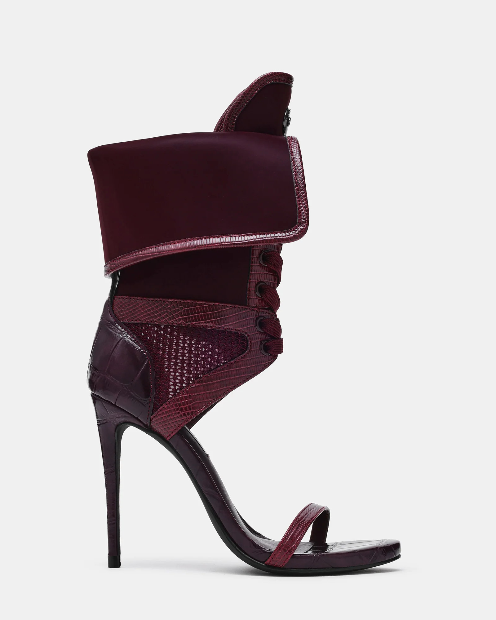 Steve Madden Women's Casella Lace-Up Heels - Plum - Size 10 - Leather | Steve Madden (US)