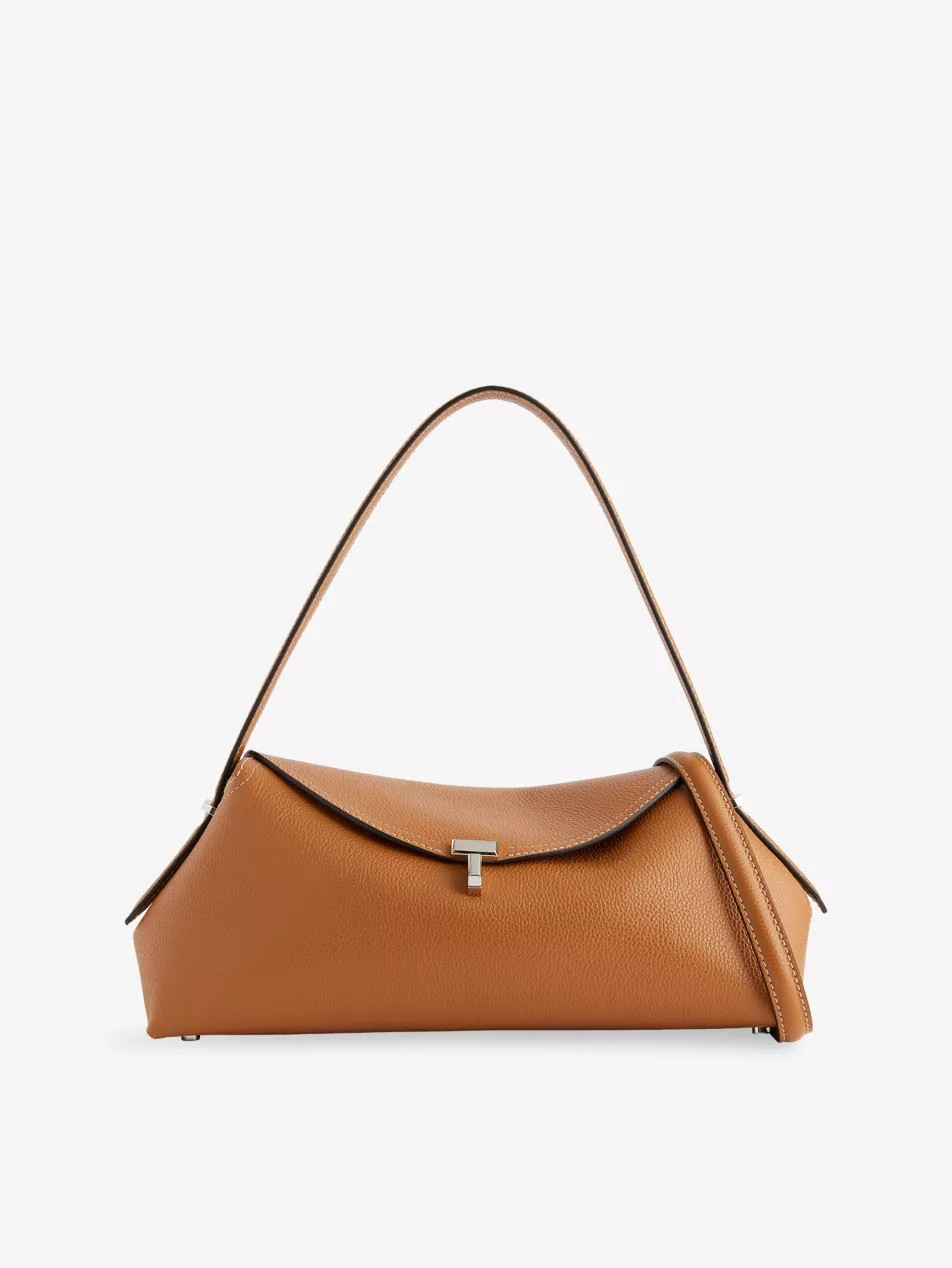 T-Lock Logo Leather Shoulder Bag | Selfridges