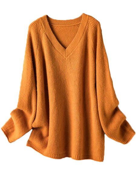 'Shannon' V-Neck Ribbed Sweater (4 Colors) | Goodnight Macaroon