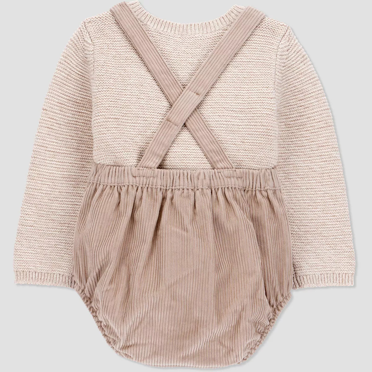 Carter's Just One You® Baby 2pc Sweater Romper Set - Brown | Target