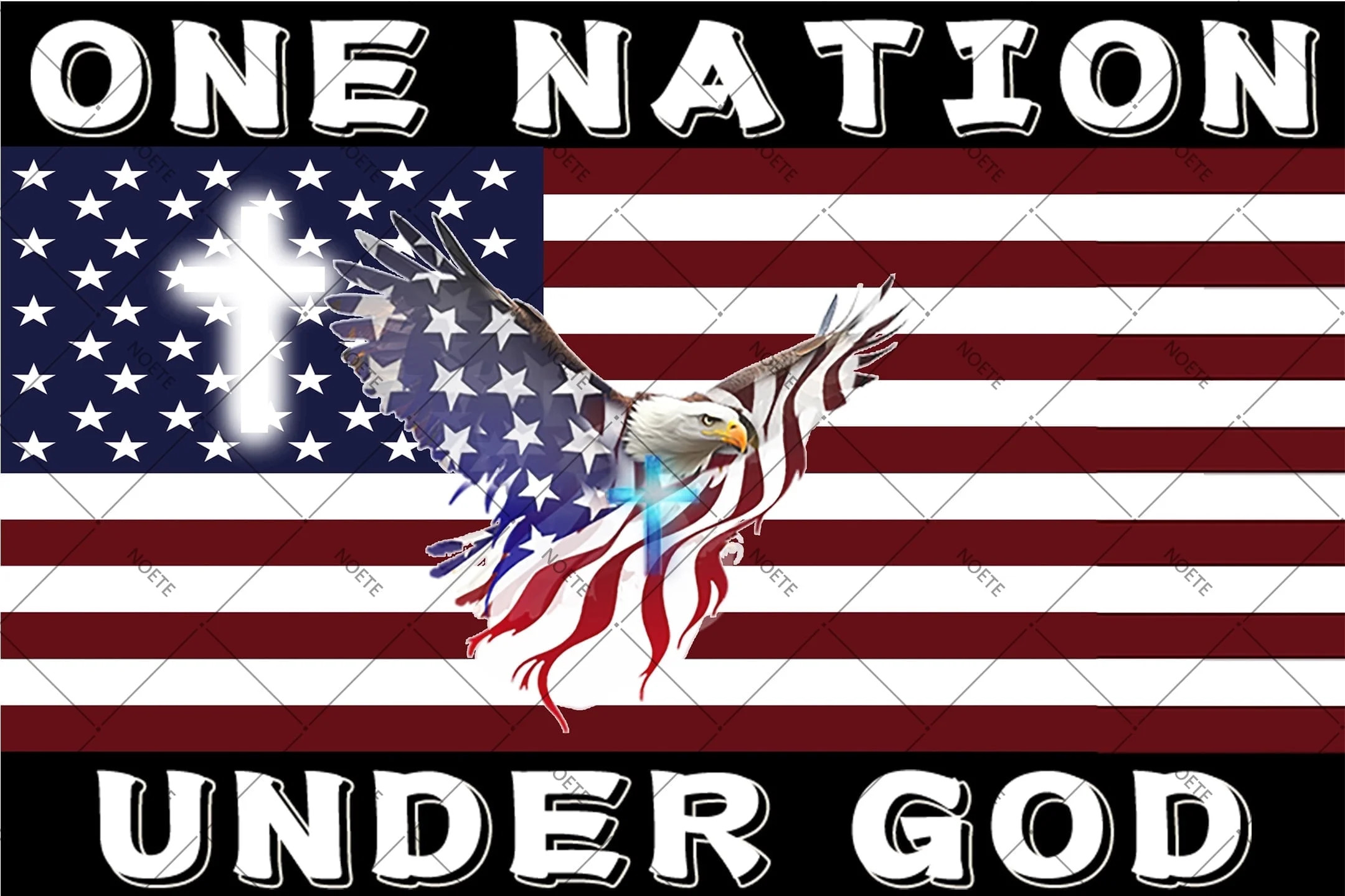 NOETE 12x16 Inch Metal Tin Sign - Patriotic American Flag Decor for Memorial Day, 4th of July, Ho... | Walmart (US)