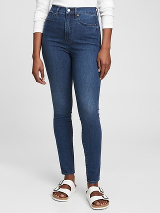 Sky High Rise True Skinny Jeans with Washwell | Gap (US)