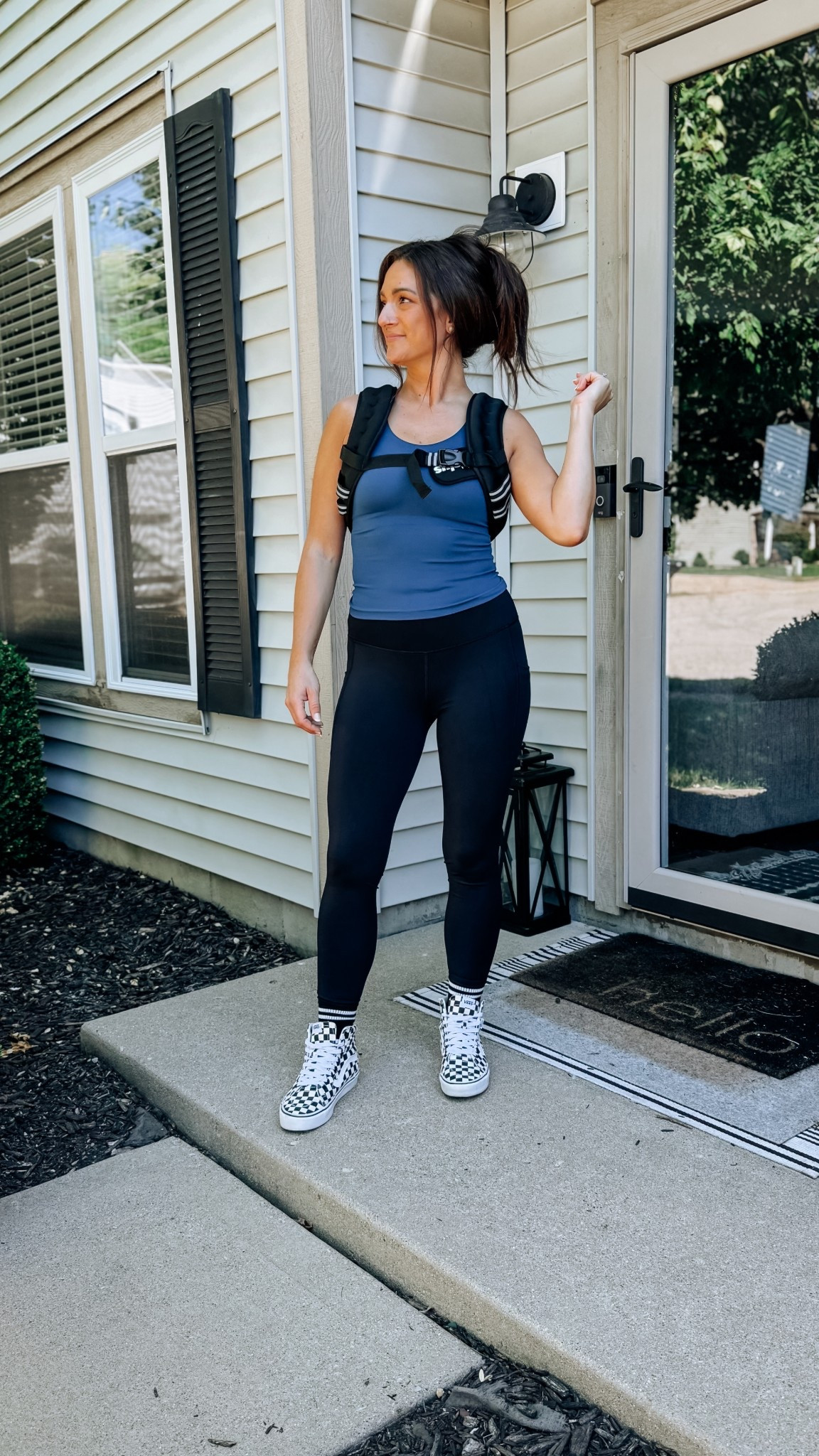 If you haven’t gotten on the weighted vest trend I highly recommend it!! It’s so good for you! I did the 8lb, but could have went with the 12 (there’s a formula based on your weight you can google)! Love the compression on the leggings 👏 multiple inseam options too!! And I’m so sorry, looks like my tank isn’t available online 🤦🏻‍♀️ linked some other options

#LTKFindsUnder50 #LTKStyleTip #LTKActive