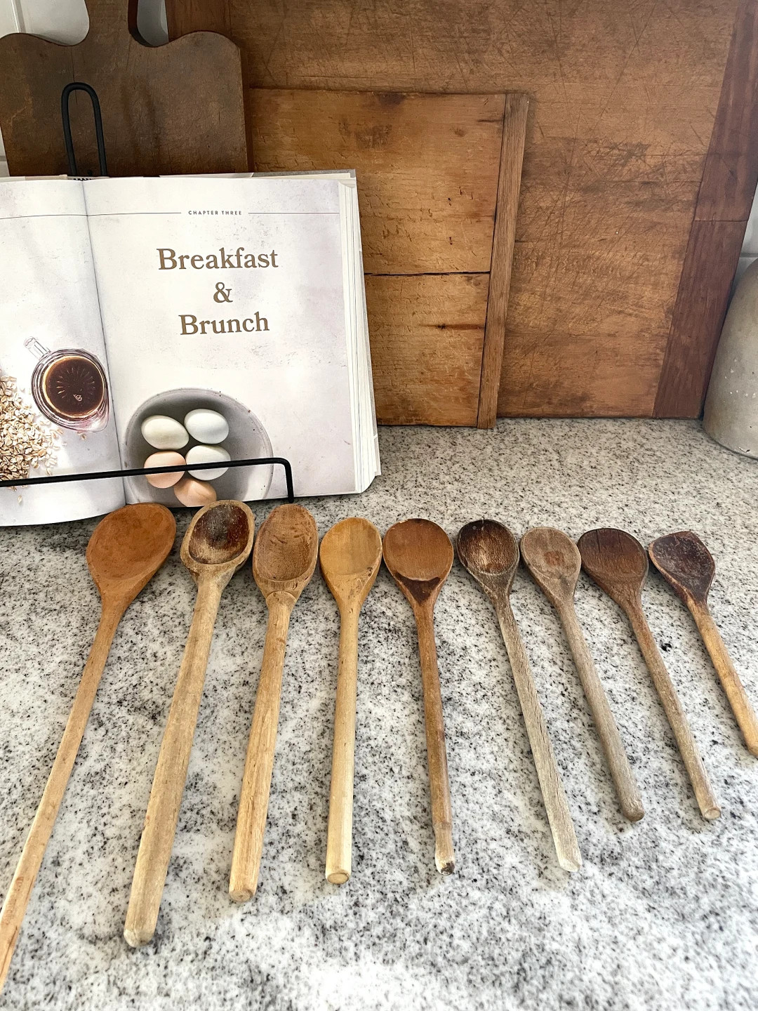 Wood Spoon, European Wood Spoon, Wood Utensil, Vintage Wood Spoon, French Country Kitchen, Primit... | Etsy (US)