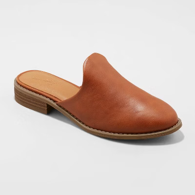 Women's Maura Mules - Universal Thread™ Sable Brown 9 | Target