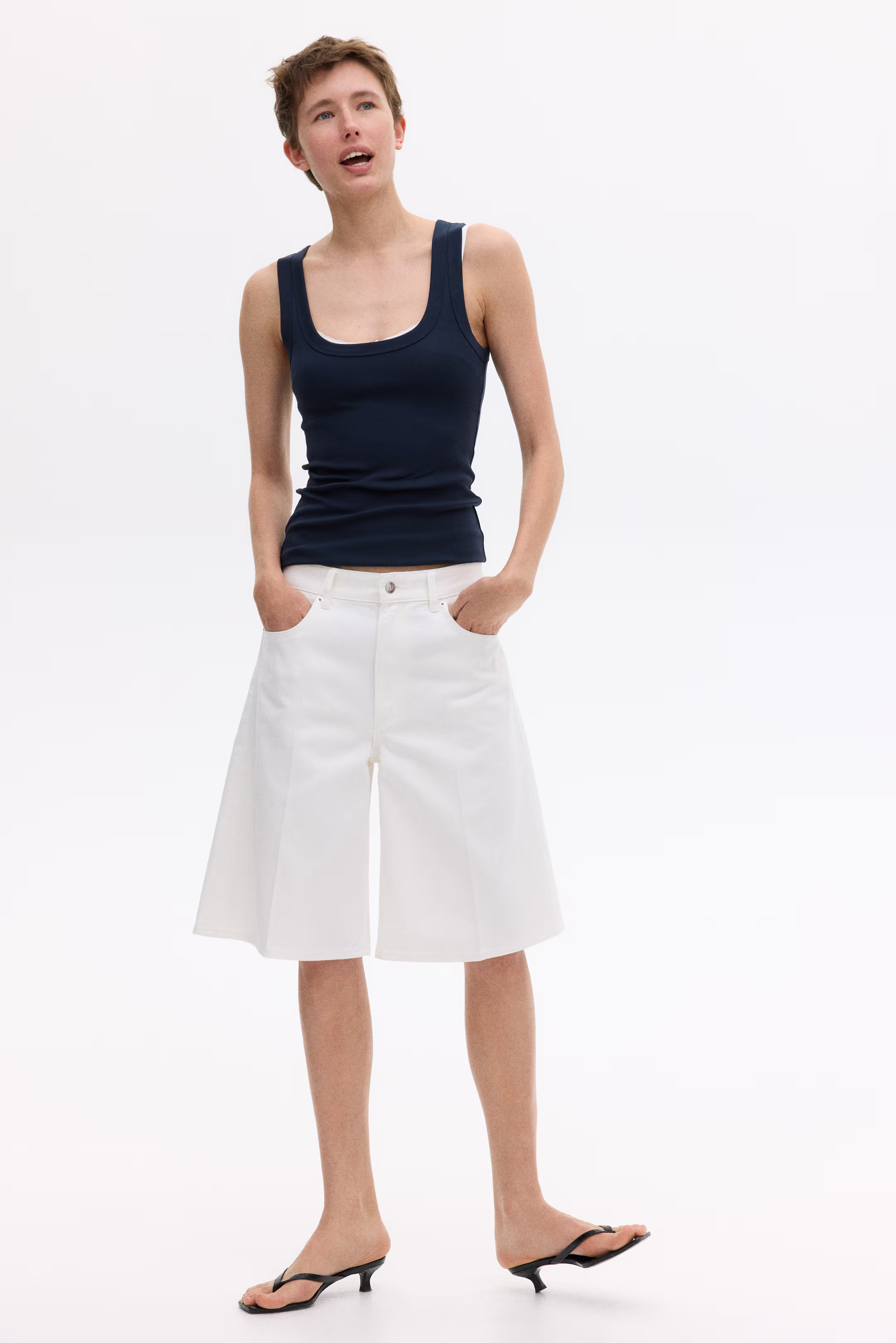 Fitted Tank Top | H&M (US + CA)