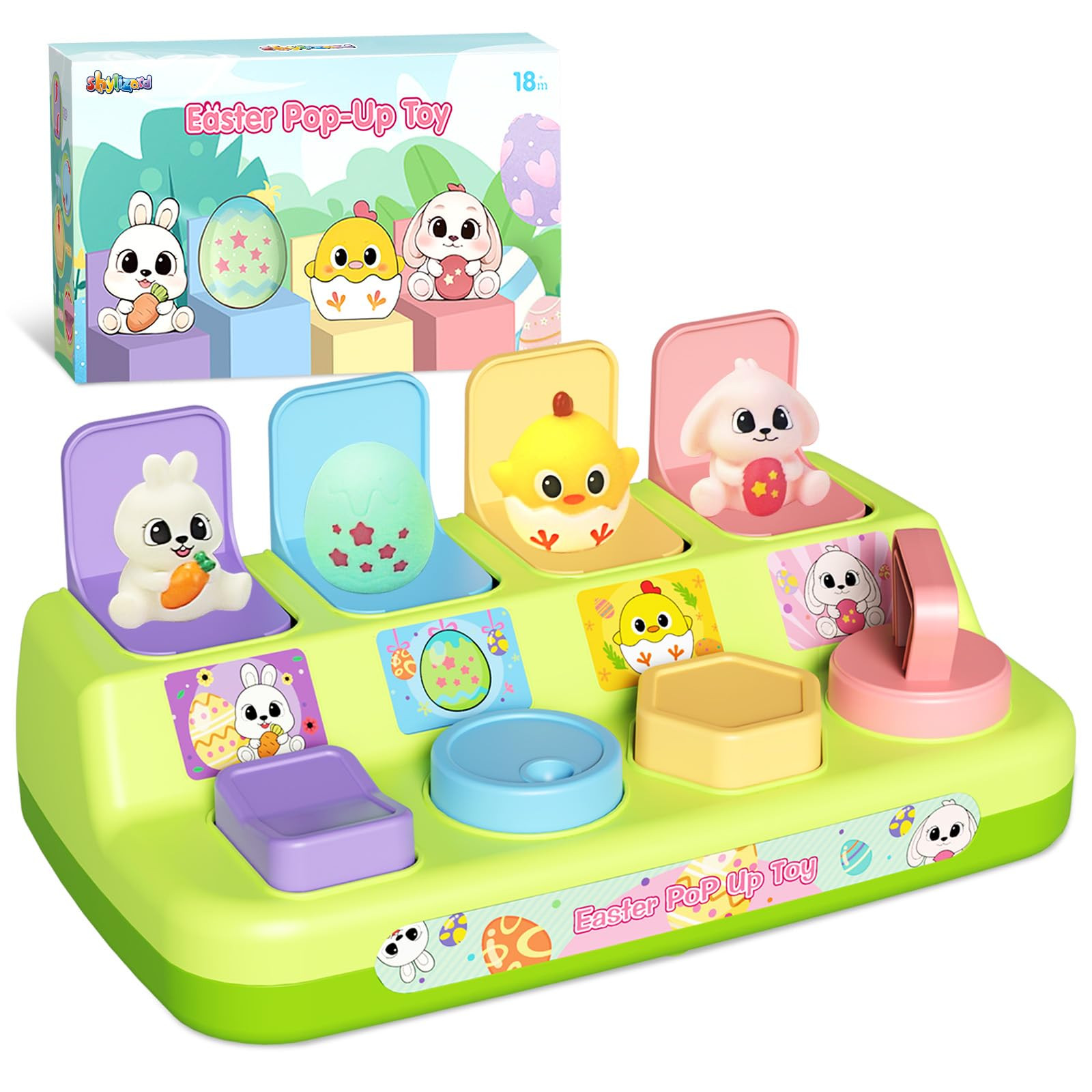Easter Pop Up Toys for Toddlers, Toddler Toys for Easter Bakset Stuffers, Early Educational Toys,... | Amazon (US)