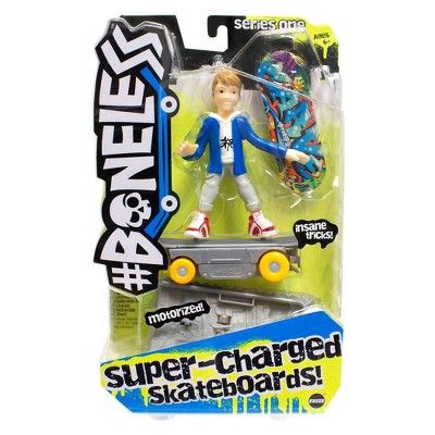 #Boneless Super-Charged Mini Toy Stunt Skateboard with Poseable Skater - Ryan | Target