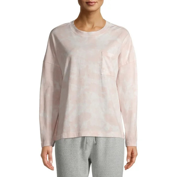 Time and Tru Women's Long Sleeve Oversized T-Shirt | Walmart (US)