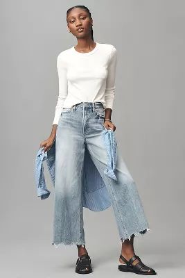 Pistola Lana High-Rise Crop Wide-Leg Jeans | Anthropologie (US)