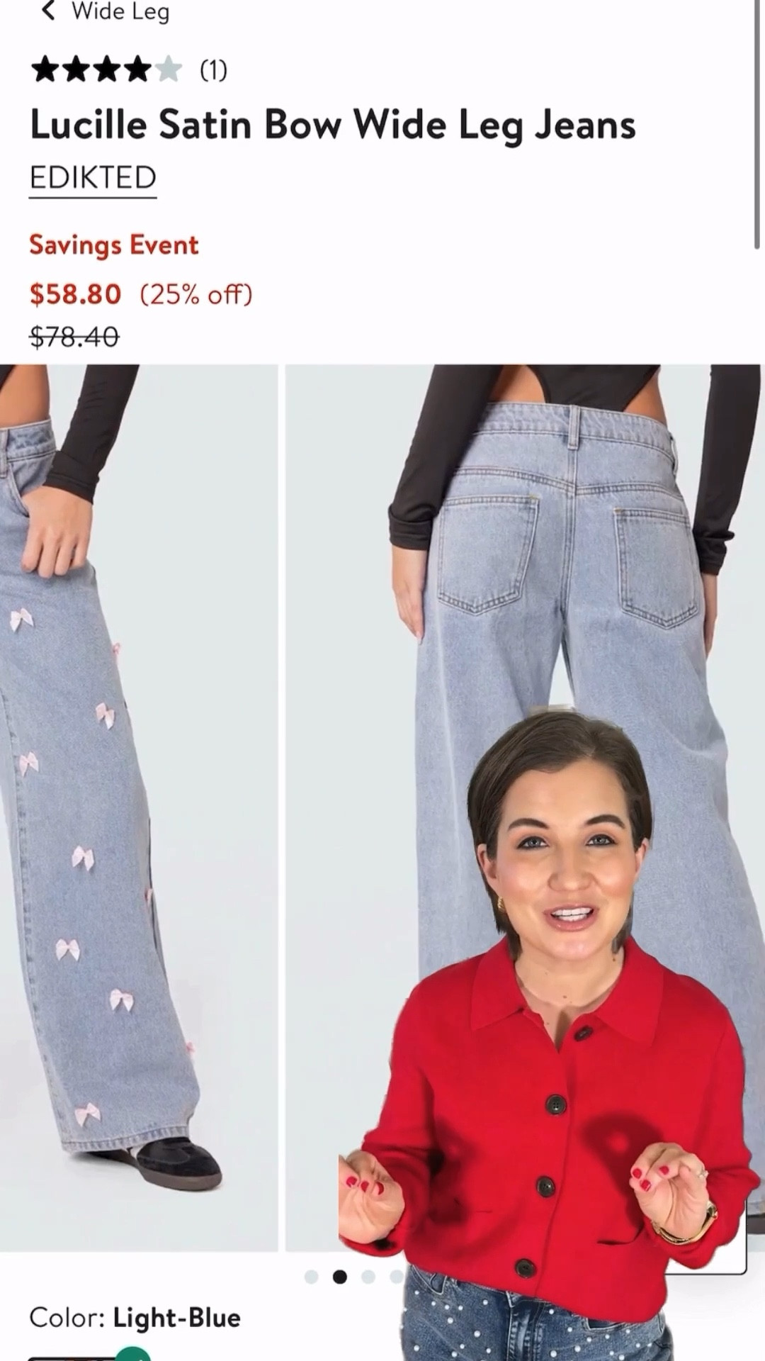 Bow jeans but make em under $20! 

#LTKHoliday #LTKGiftGuide #LTKSaleAlert