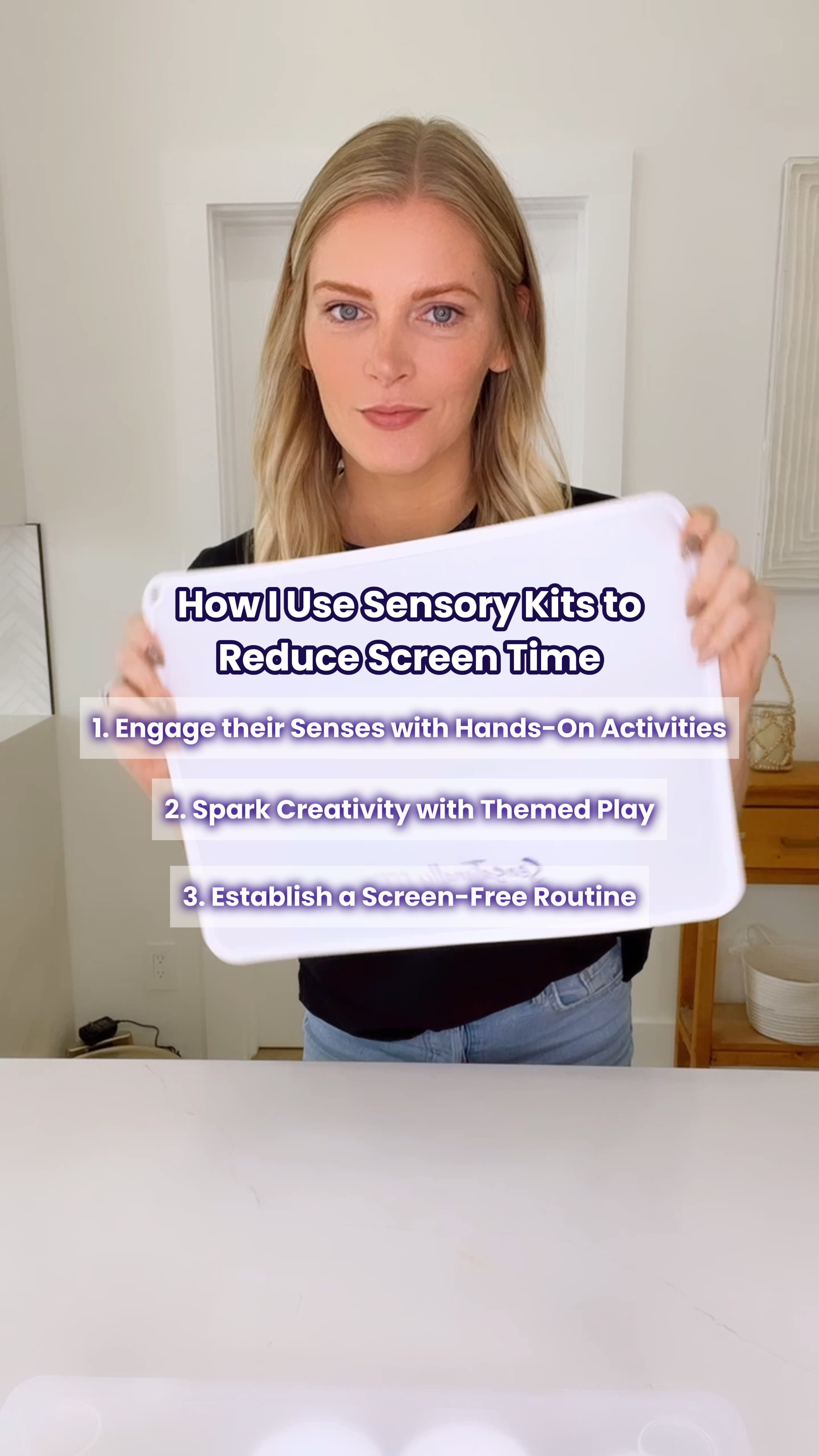 Sensory Kits, Sensory Play Ideas, Sensory Play for Kids, Screentime Tips for Kids

Here’s how sensory kits have made a big difference in our home:
⭐️ Engage their Senses with Hands-On Activities: Sensory kits keep kids' hands busy and their minds engaged, naturally reducing screen time.
⭐️ Spark Creativity with Themed Play: Each sensory kit offers a new theme that encourages imaginative play, helping kids choose hands-on activities over screens.
⭐️ Establish a Screen-Free Routine: Incorporating sensory play into daily routines makes it easier to limit screen time while keeping kids entertained.

#LTKBacktoSchool #LTKFamily #LTKKids