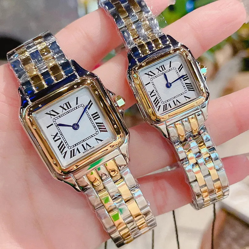 New Elegant Designer Classic 2023 Watch Womens Mens Panthere Fashion Quartz Movement Square Tank ... | DHGate