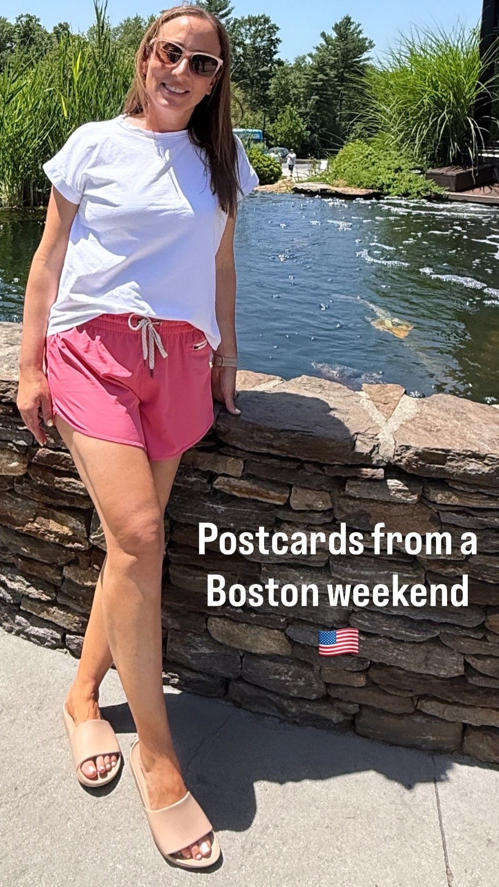 Shoes are the comfiest!  Wearing a 1/2 size down.  Shorts I love and have in several colors. Wearing a medium for a loose fit.  Love these t shirts too. Wearing size Small. Have several colors!

#LTKootd #LTKdayinmylife #LTKActive