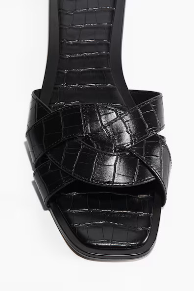 H & M - Braided Sandals - Black | H&M (US + CA)