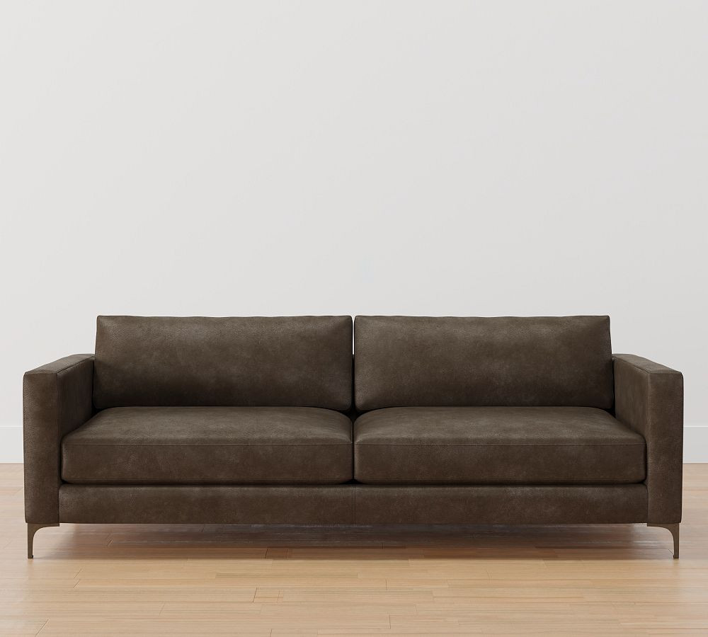 Jake Leather Sofa | Pottery Barn (US)