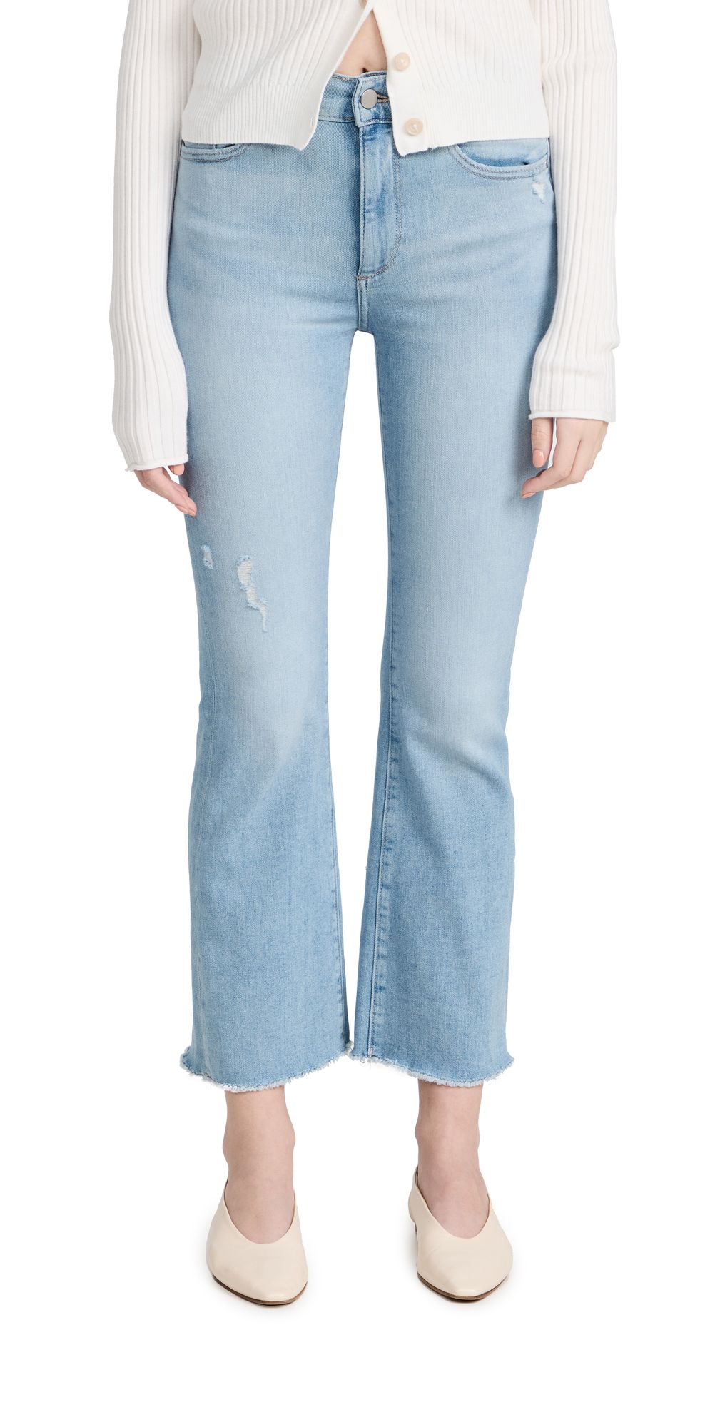 DL1961 Bridget Boot: High Rise Instasculpt Crop Jeans | Shopbop