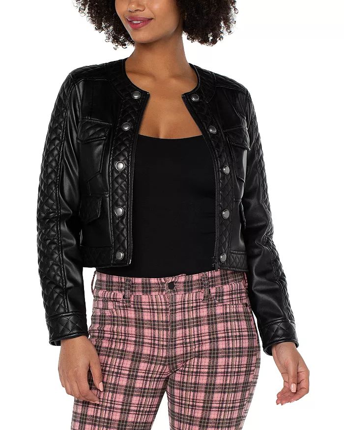 Quilted Faux Leather Jacket | Bloomingdale's (US)