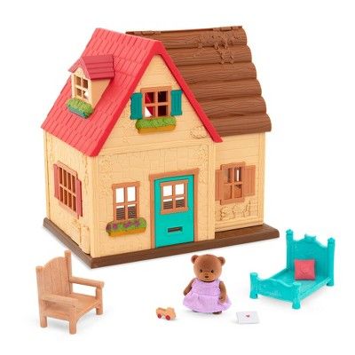 Li'l Woodzeez Country House – 8pc Toy House Playset | Target