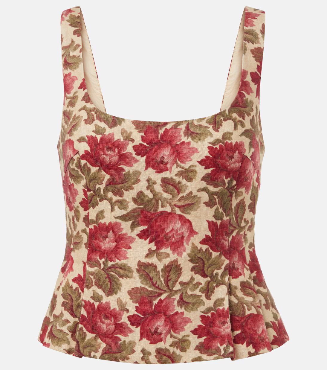 Rosalie floral linen top | Mytheresa (US/CA)