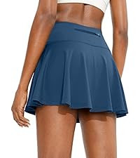 SANTINY Pleated Tennis Skirt for Women with 4 Pockets Women's High Waisted Athletic Golf Skorts S... | Amazon (US)