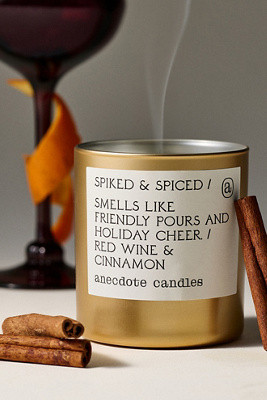 Anecdote Gourmand Spiked & Spiced Boxed Glass Candle | Anthropologie (US)