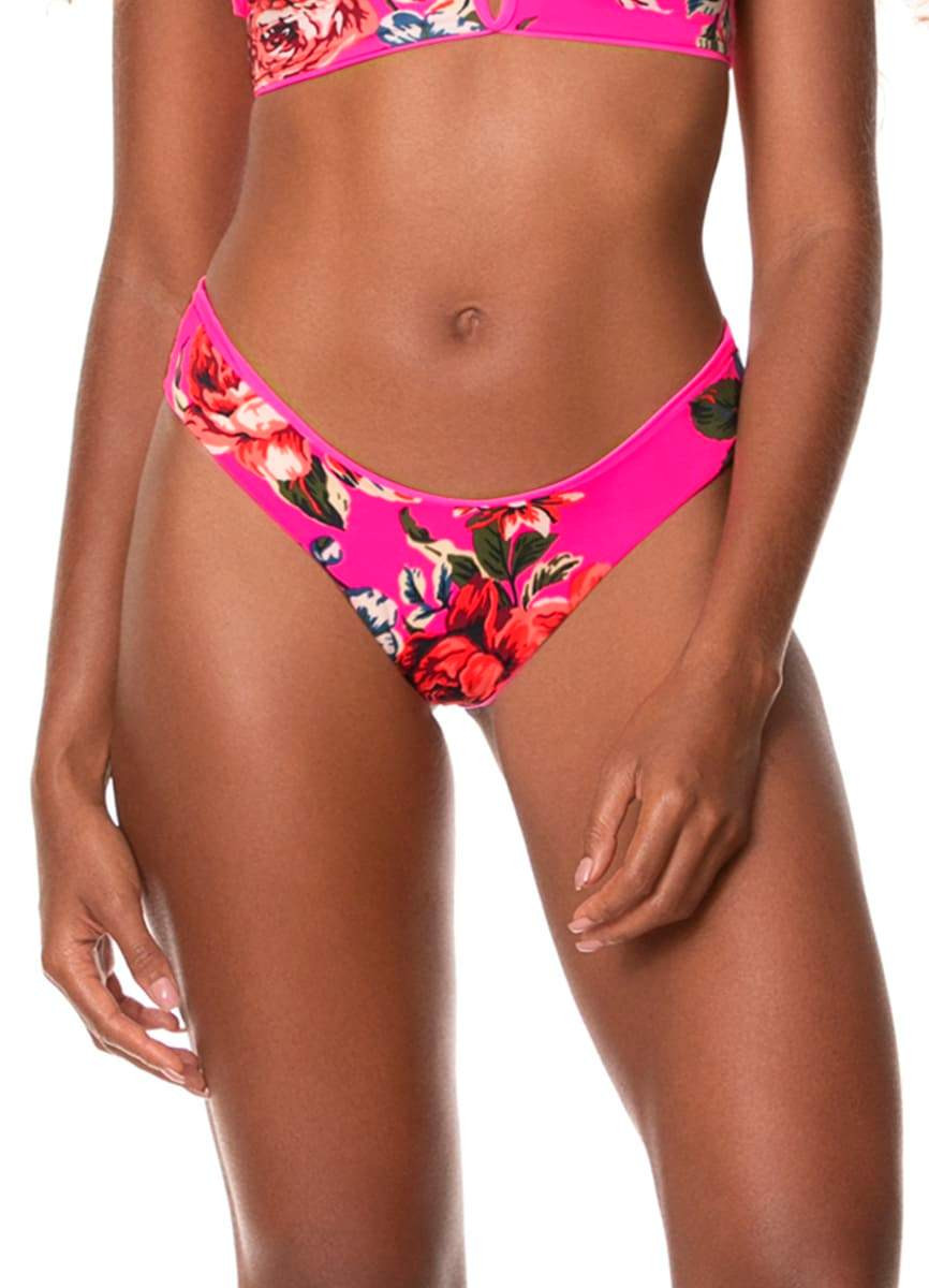 Maaji Fuchsia Agate Valery Double V Bikini Bottom | Maaji
