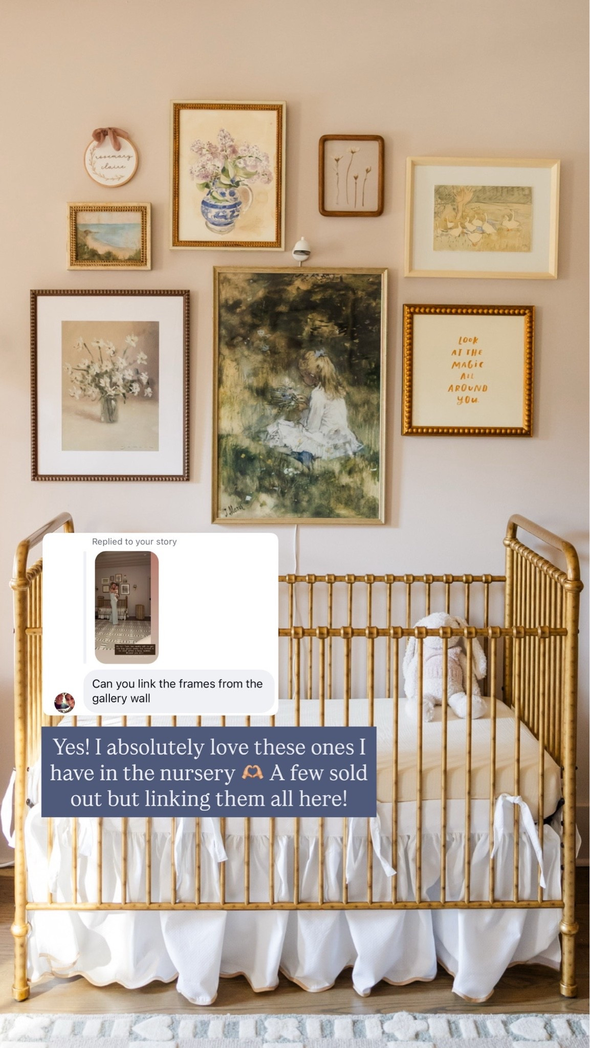 I absolutely love how Rosie’s nursery turned out! 💕 I have no doubt she’ll grow up to love this space! Loverly Grey, nursery decor, baby girl room, crib, gallery wall

#LTKBaby