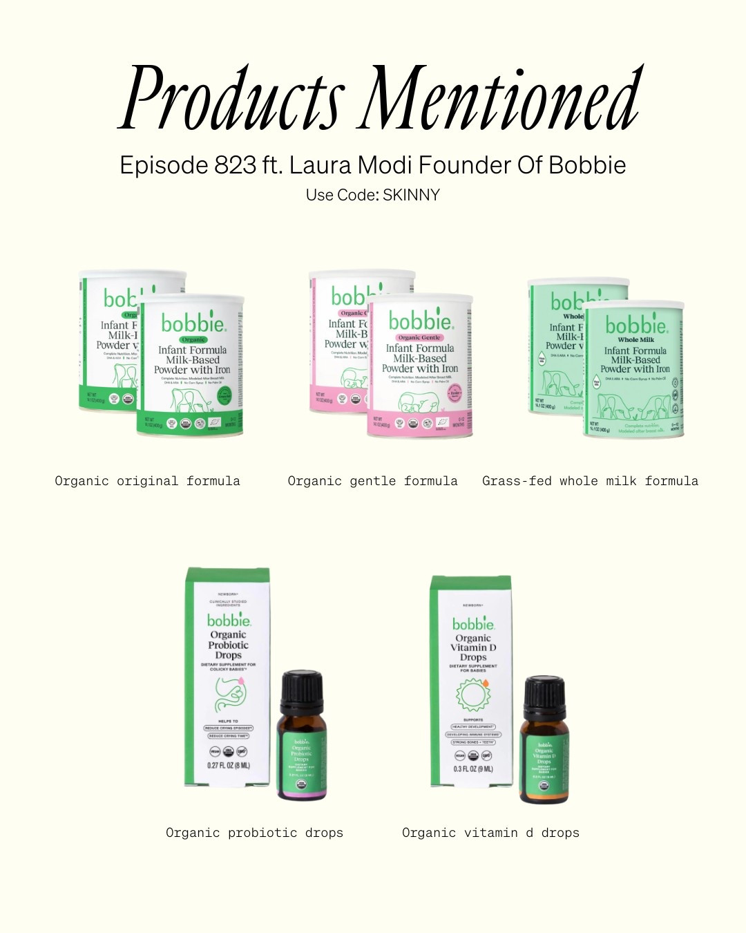 TSC PODCAST: Laura Modi Founder Of Bobbie Breaks Down European vs. American Standards & Why Parents NEED To Know What's In Their Baby Formula