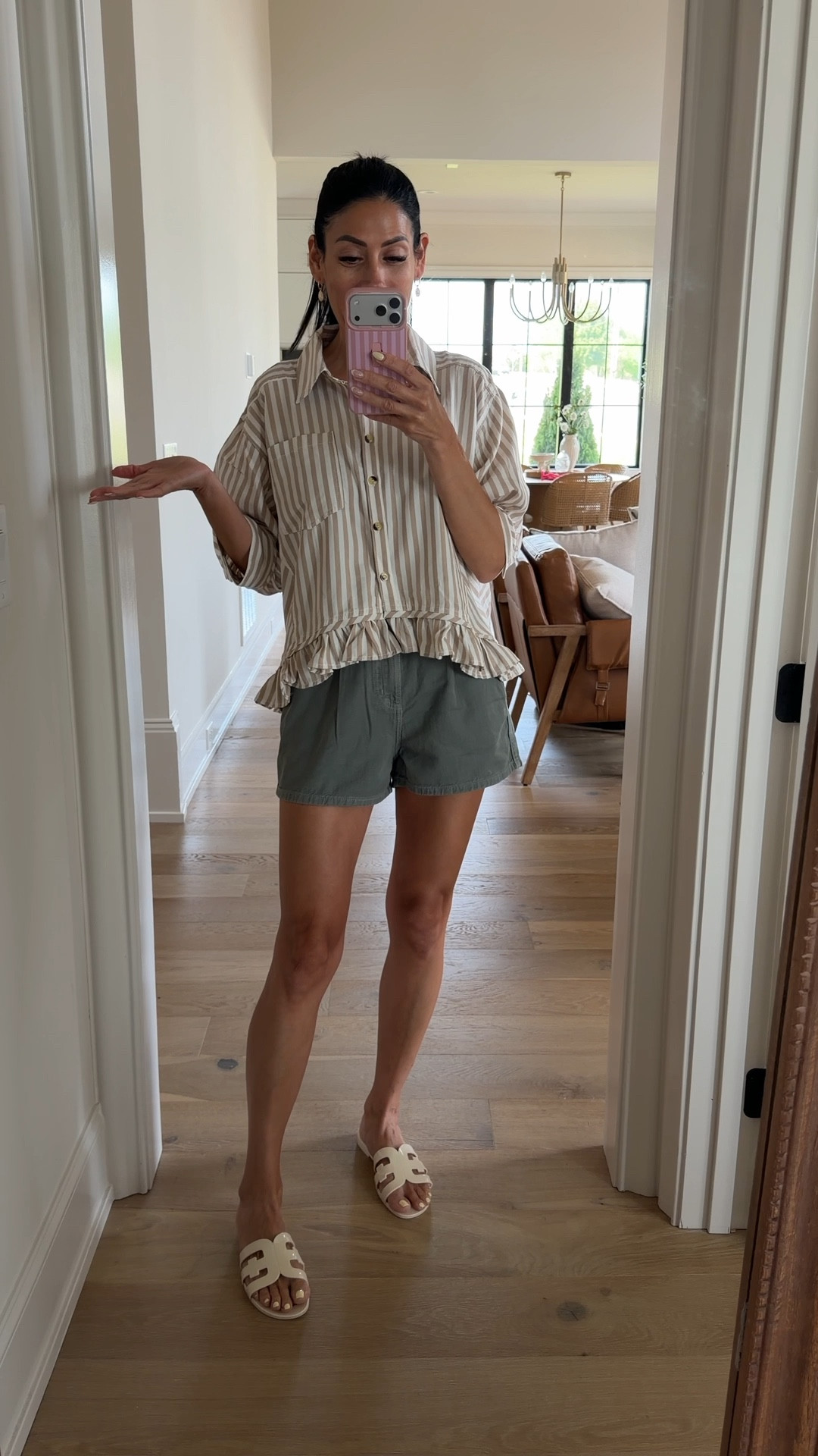 OOTD: casual flowy and comfy! Wearing shorts in size 0 and shirt in size small 

#LTKgrwm #LTKootd #LTKSeasonal