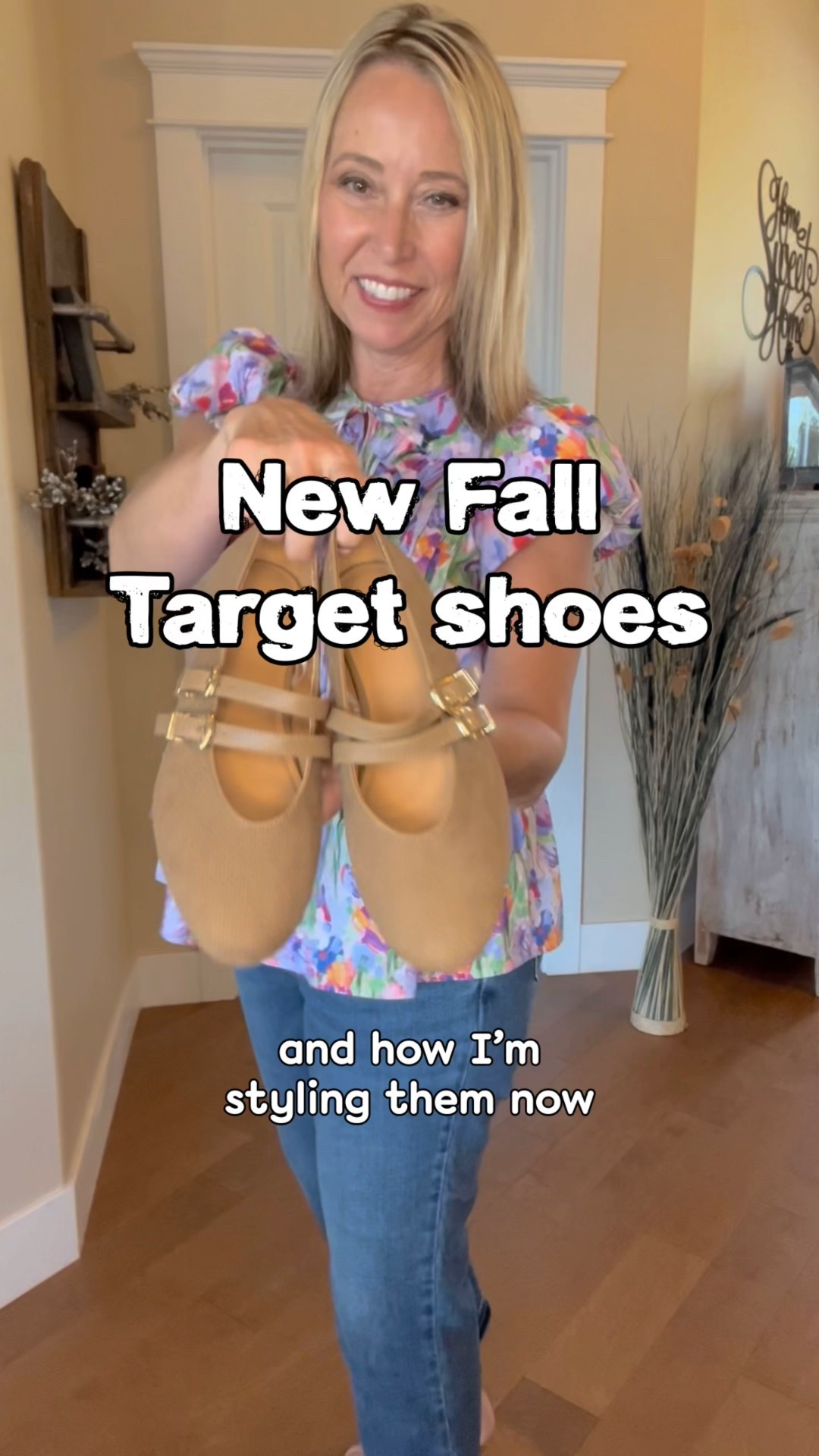 The most versatile and perfect fall flats! These fall new arrival shoes at Target are so good! Perforated soft suede material. Double strap double buckle. Padded footbed. 
Runs Small. Size UP one-half size. Easy to style wearing now and through fall. 

#LTKShoeCrush #LTKSeasonal #LTKStyleTip