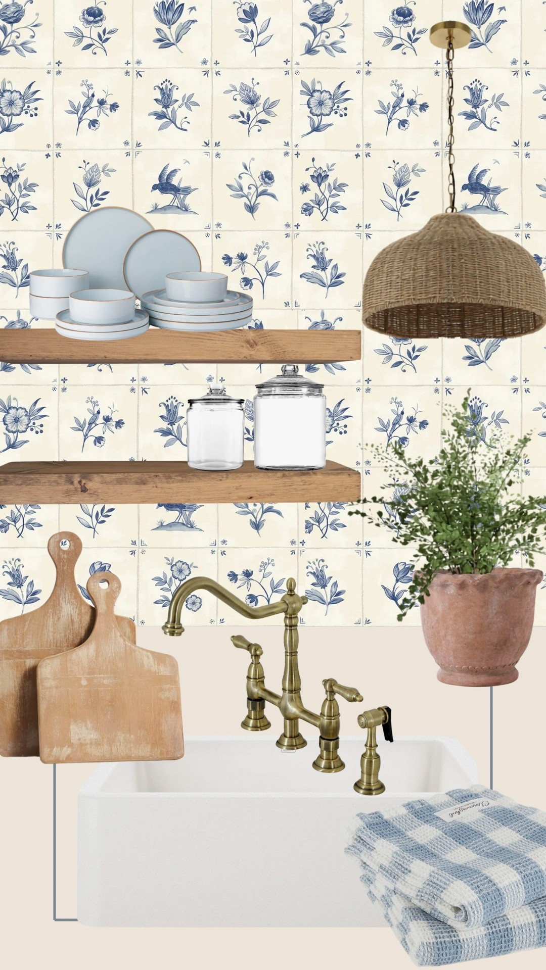 Wayfair spring finds that I’m loving including this gorgeous peel & stick floral wallpaper! @wayfair #wayfair #wayfairpartner #Ad 