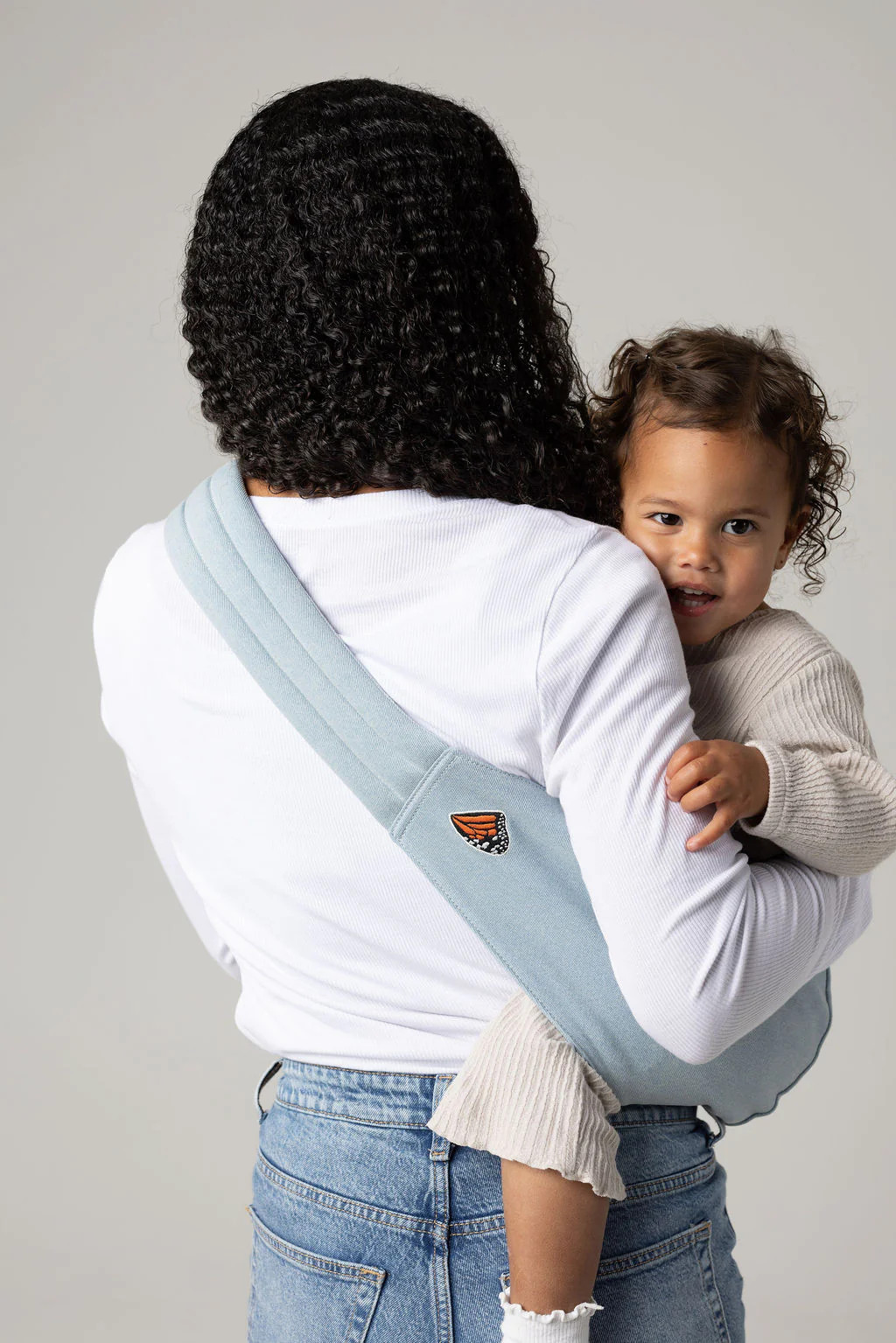 The Monarch Toddler Sling - Dream Wash Denim | Mabē