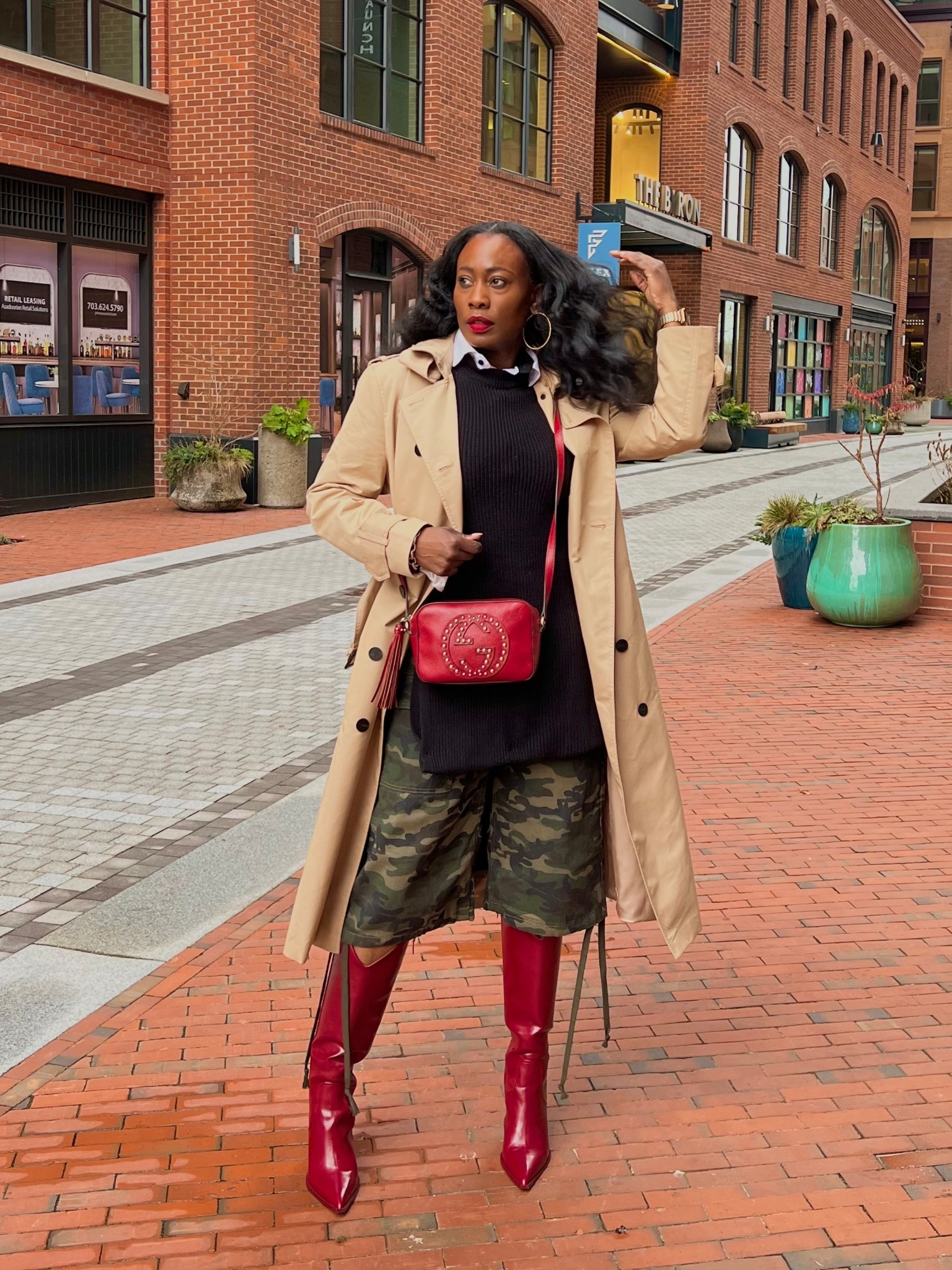 Red Boots are always good for the season. Camo Jorts OOTD #jorys #redboots 

#LTKValentine #LTKgrwm #LTKootd