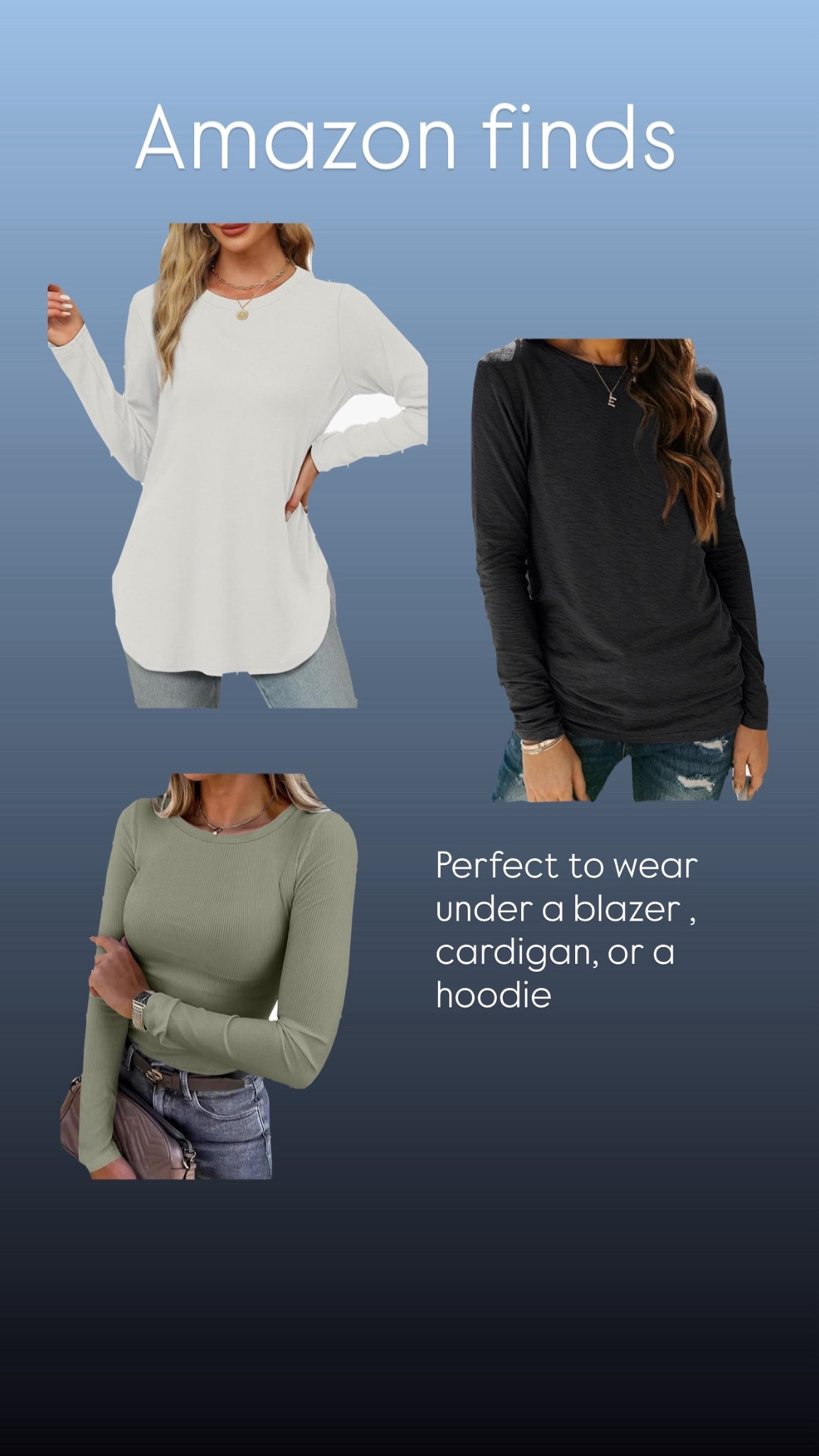 Perfect to pair with a cardigan, blazer or under the hoodie . So many colors to choose from . 
5.4” 130lbs 
Size medium 