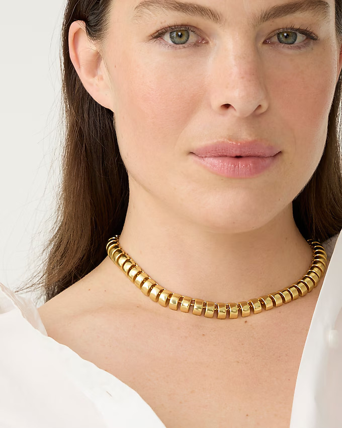 Ridged collar necklace | J. Crew US