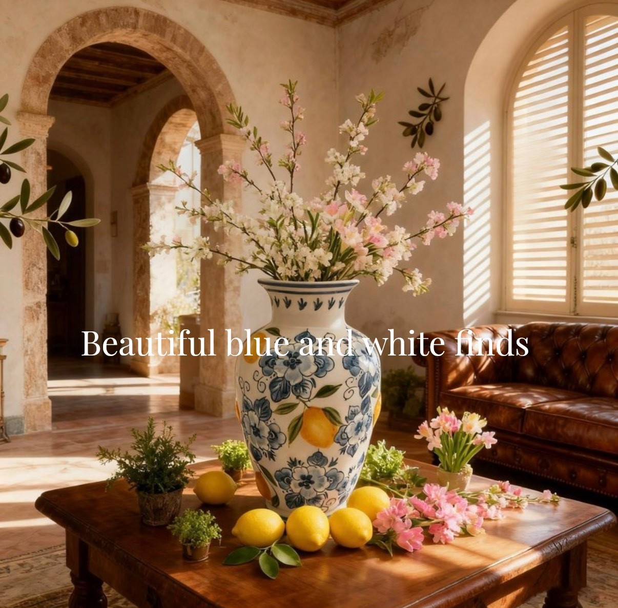 Absolutely stunning blue and white finds for spring and summer. So much more affordable than they look 😍 #ltkhome 