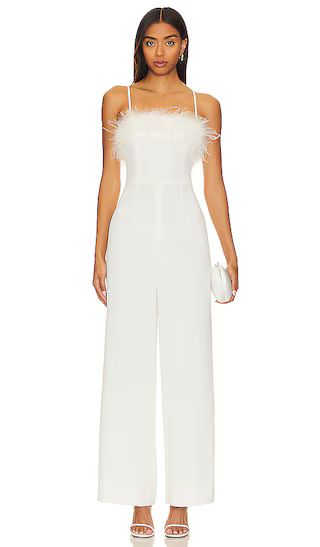 Isolde Jumpsuit in Ivory | Revolve Clothing (Global)