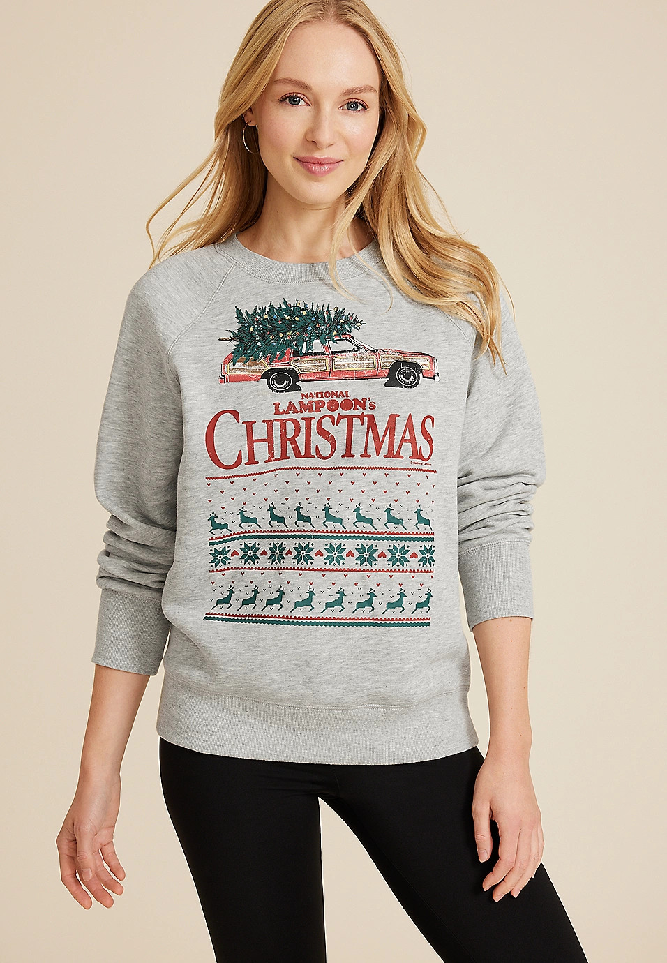 National Lampoon's Christmas Relaxed Fit Sweatshirt | Maurices