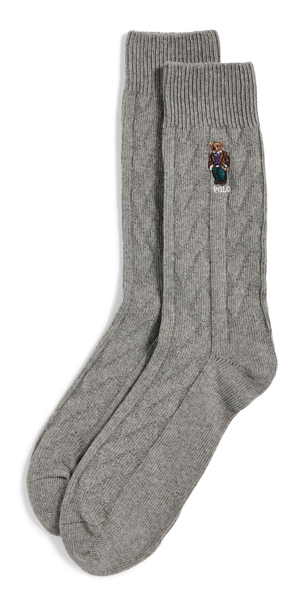Polo Ralph Lauren Madison Tweed Bear Socks | Shopbop | Shopbop