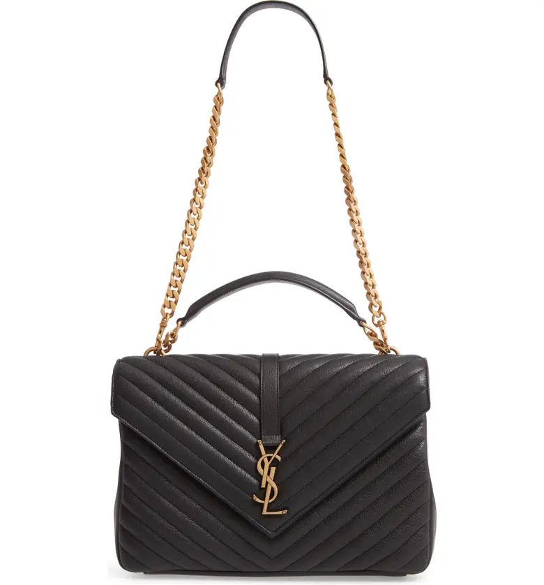 Saint Laurent Large College Leather Shoulder Bag | Nordstrom | Nordstrom