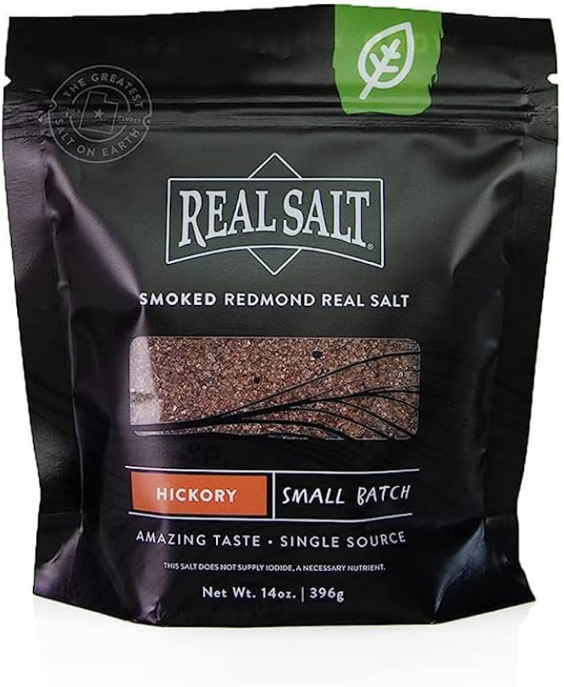 REDMOND Real Salt Hickory Smoked Salt, 14 oz pouch | Amazon (US)