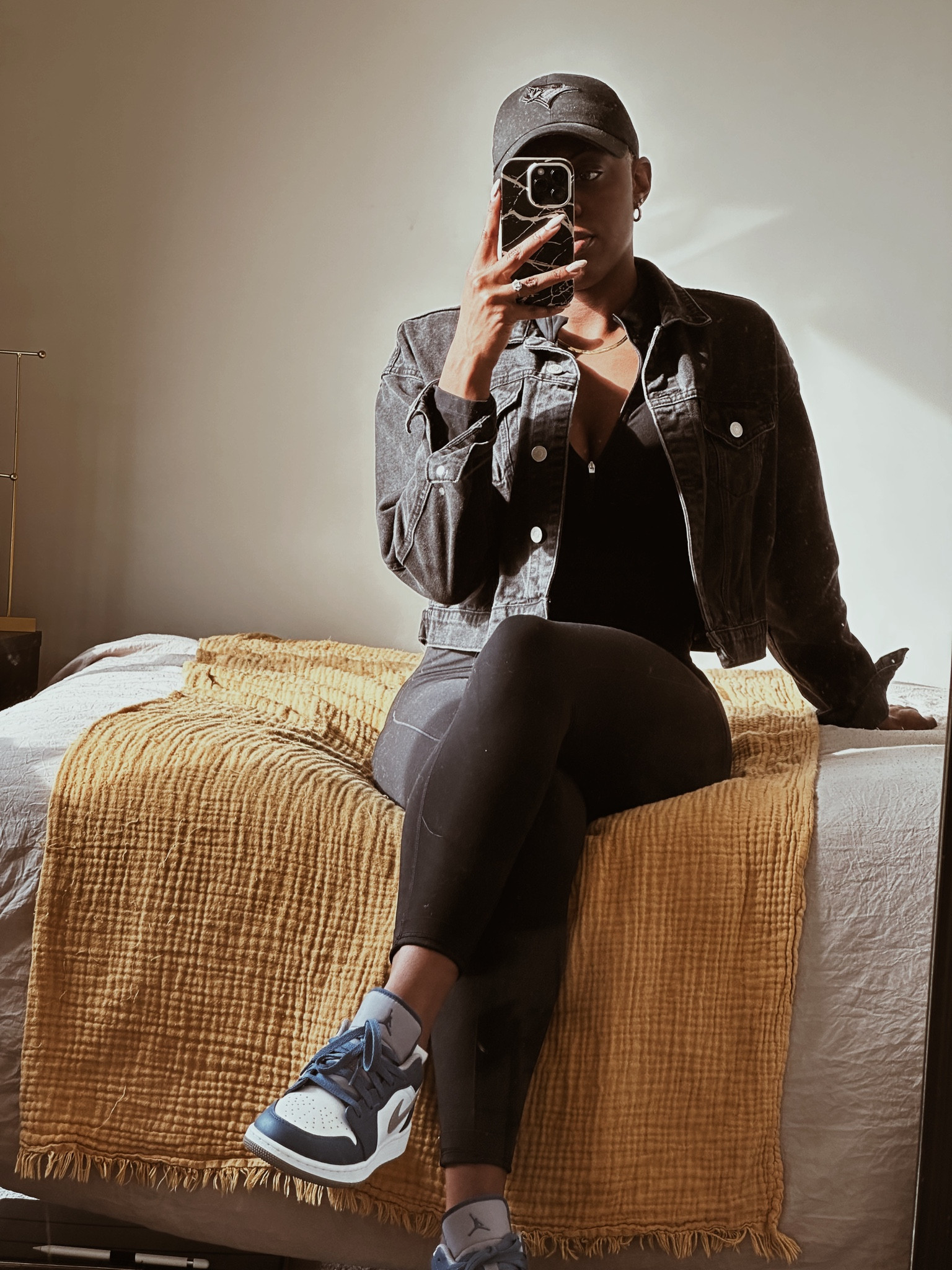 Simple outfit! Black jumpsuit (size medium) and some Nike sneakers to get my nails done 💅🏾 

#LTKstyletip #LTKGiftGuide