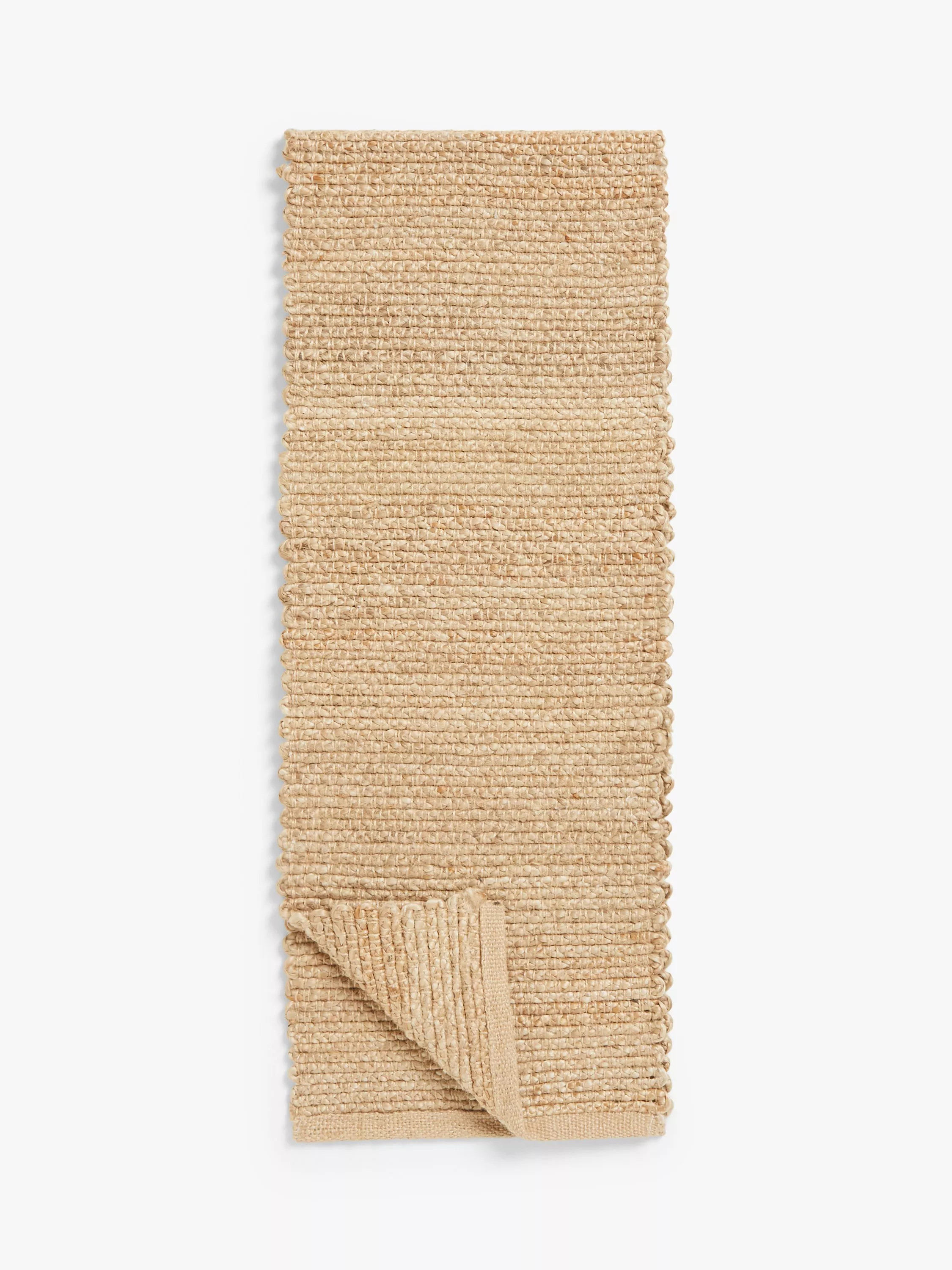 John Lewis Jute Fabric Table Runner, 180cm, Natural | John Lewis (UK)
